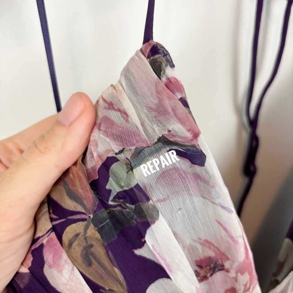 ASTR The Label Kitsune Dress in Purple Floral Size L - Picture 5 of 15